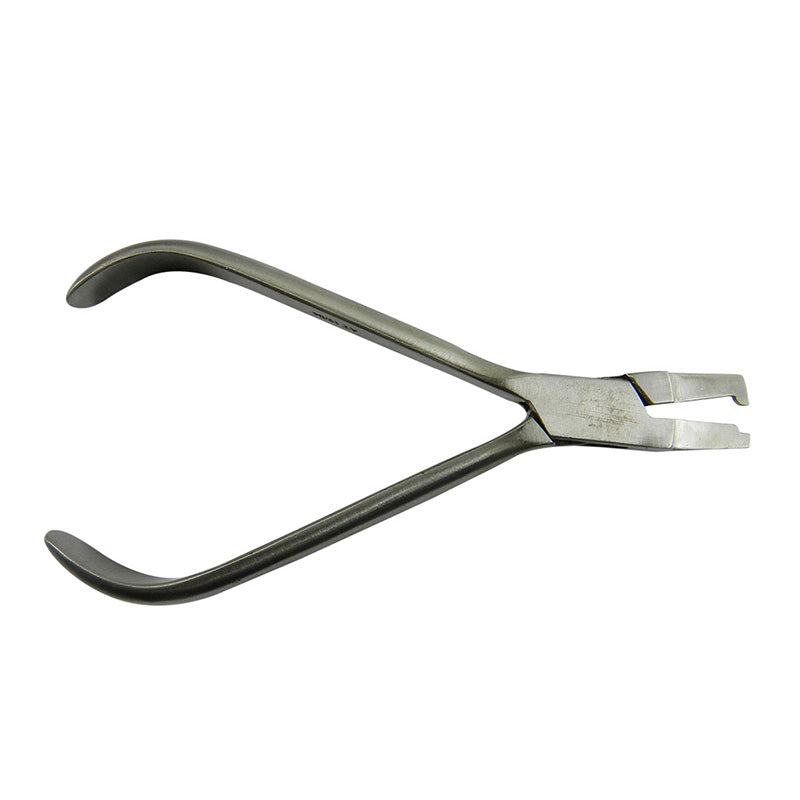 Shree Crown Crimping Plier for banding, orthodontic tools by Shree Orthodontics, showing the crimping tip and handle.