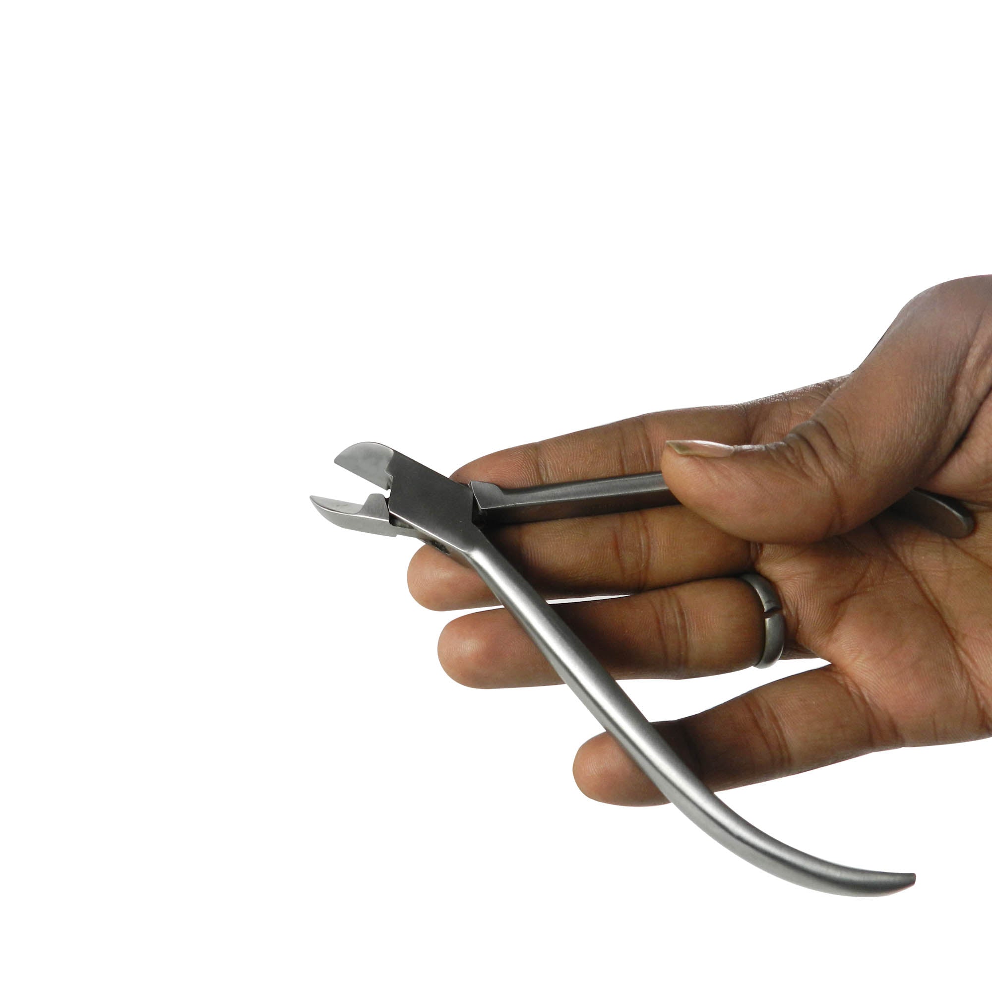 Shree Orthodontics Archwire Cutter showing stainless steel cutters with ergonomic handles for orthodontic wire trimming.