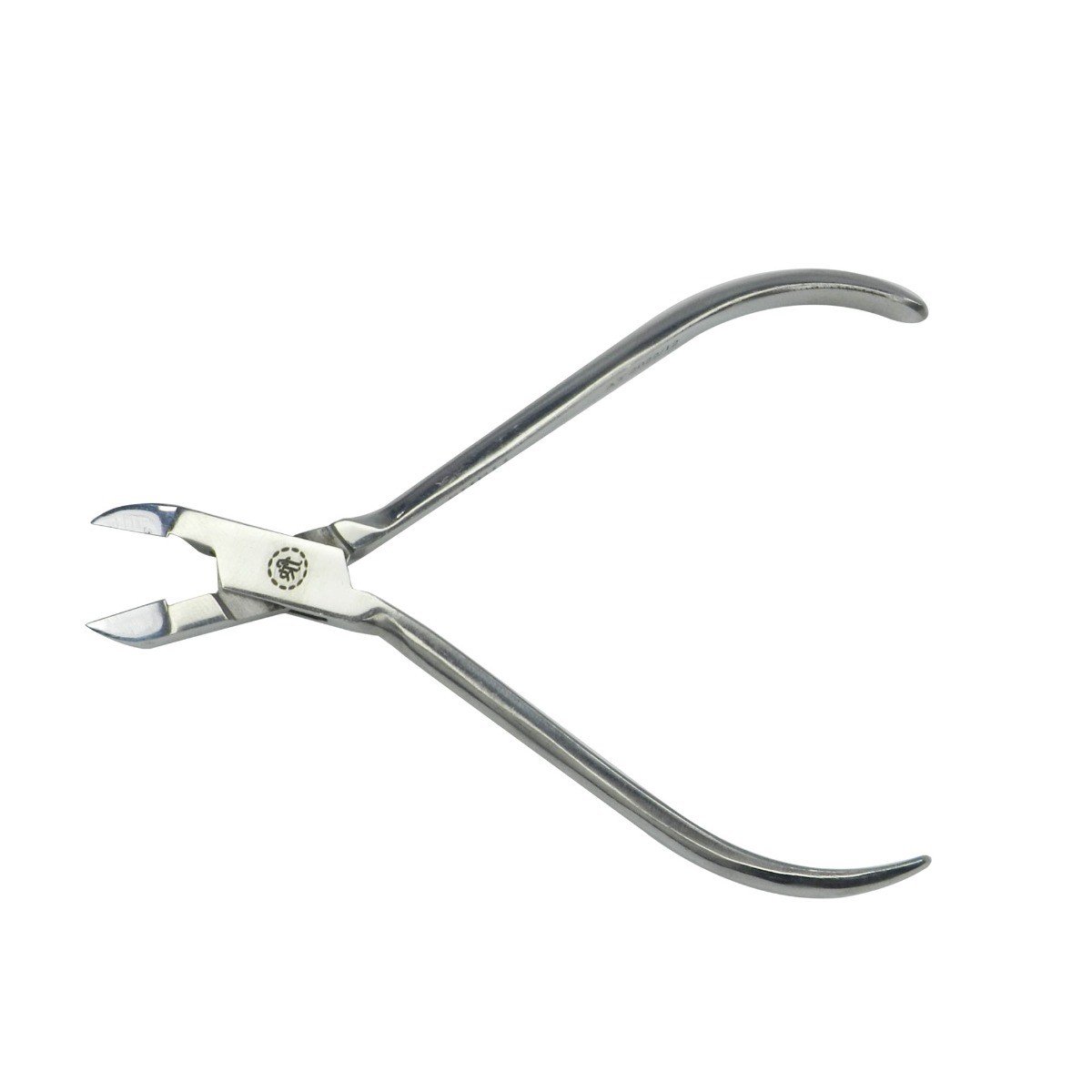Shree Orthodontics Pin & Ligature Cutter showing a precision dental cutting tool with ergonomic handle and sharp blades.