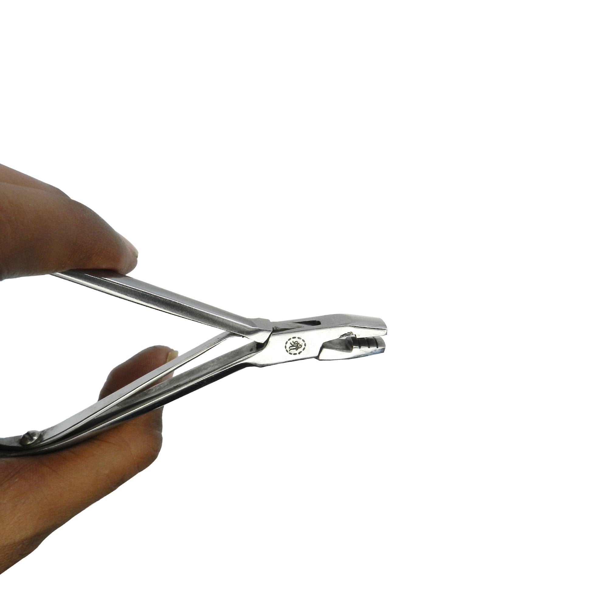 Shree De La Rosa orthodontic De La Rosa appliance with grooves by Shree Orthodontics, shown in a clear close-up image.