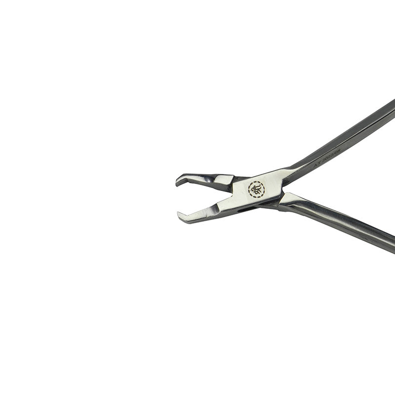 Straight Shree Bracket Remover for orthodontic debonding by Shree Orthodontics, used for removing brackets from teeth.