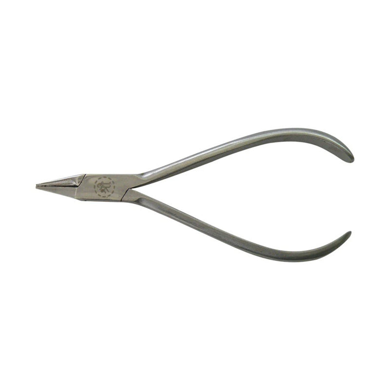 Shree Orthodontics Light Wire Bird Beak Pliers with TC and grooves for precise orthodontic wire manipulation.