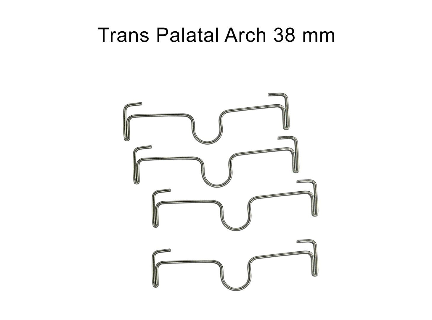 Shree Orthodontics lingual sheath kit with trans palatal arch bars and sheaths for orthodontic treatment.