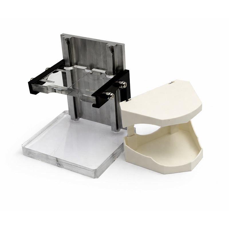 Shree Orthodontics model base unit for orthodontic models, showcasing a compact, durable foundation for dental training and demonstrations.