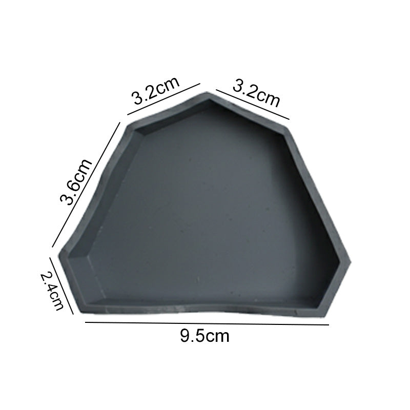 Pair of red Shree Rubber Model Bases for orthodontic models, used as bases for dental model formation.