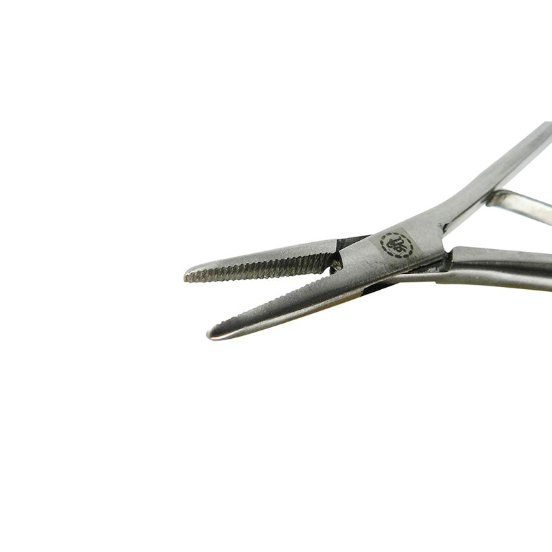 Shree Mathieu straight needle holder and ligating instrument from Shree Orthodontics, with textured grip and stainless steel design.