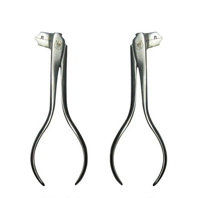 Shree Pedo Band Forming Plier for right and left sides, dental pediatric instruments by Shree Orthodontics, used in orthodontic procedures.