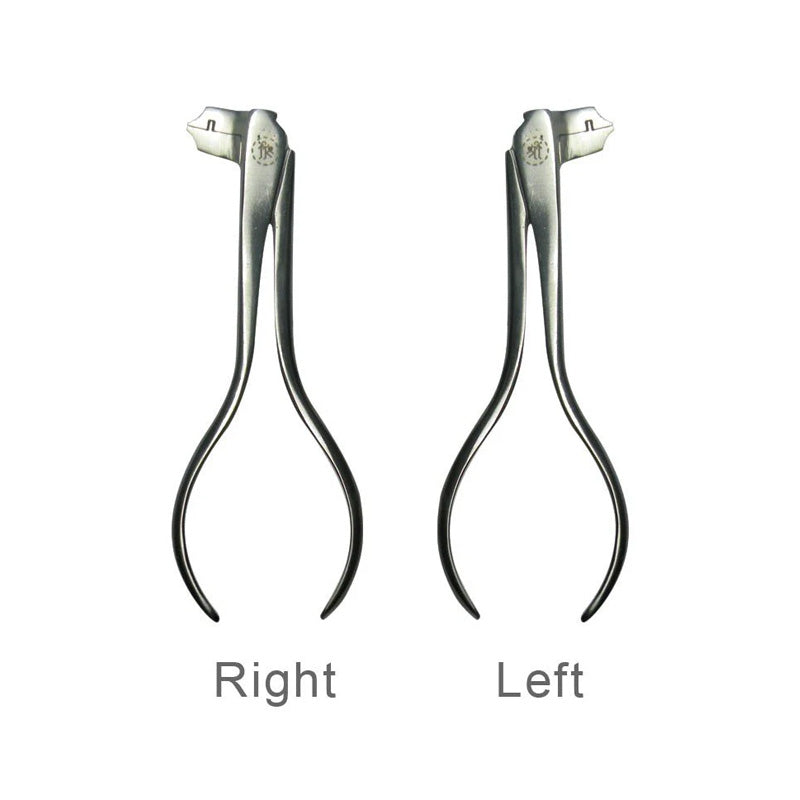 Shree Pedo Band Forming Plier for right and left sides, dental pediatric instruments by Shree Orthodontics, used in orthodontic procedures.