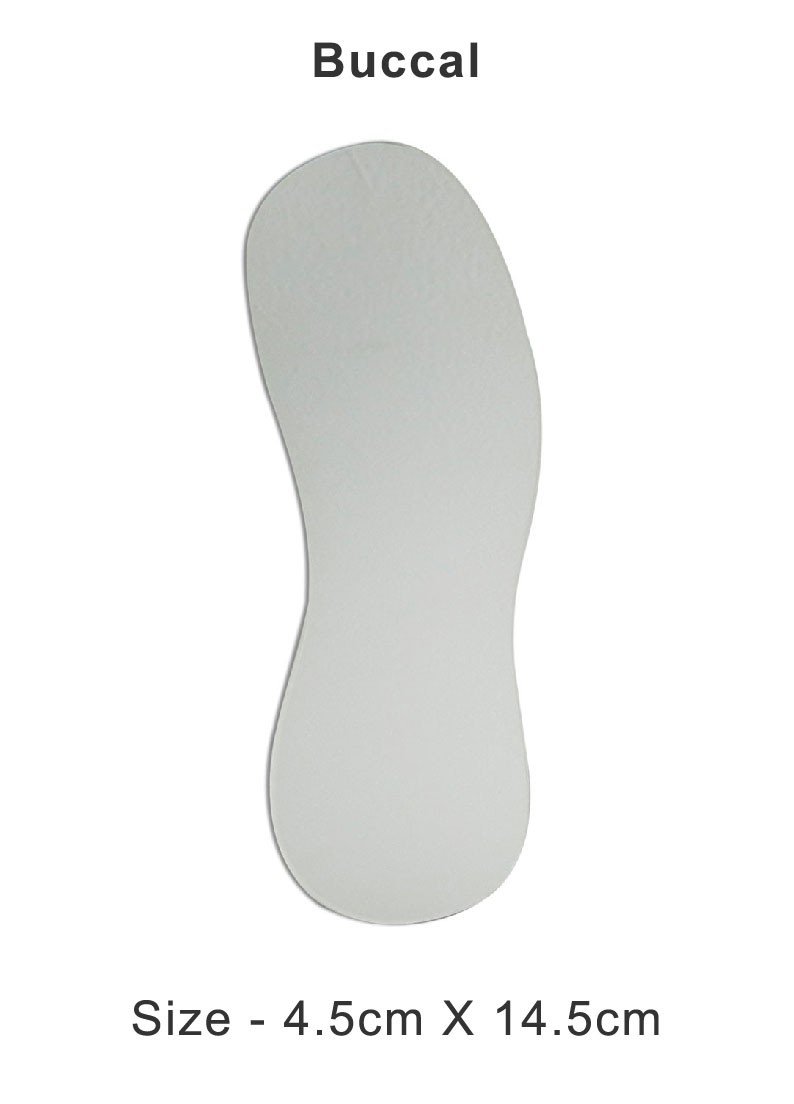Shree Double Sided Glass Photographic Mirrors for orthodontic use, showing reflective surfaces and ergonomic handles.