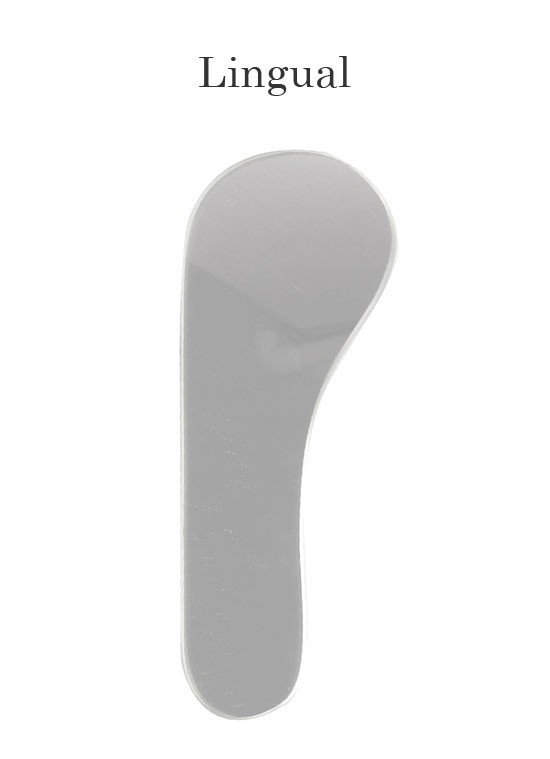 Shree Single Sided Glass Photographic Mirror by Shree Orthodontics, showing a clear, single-sided glass mirror for dental photography.