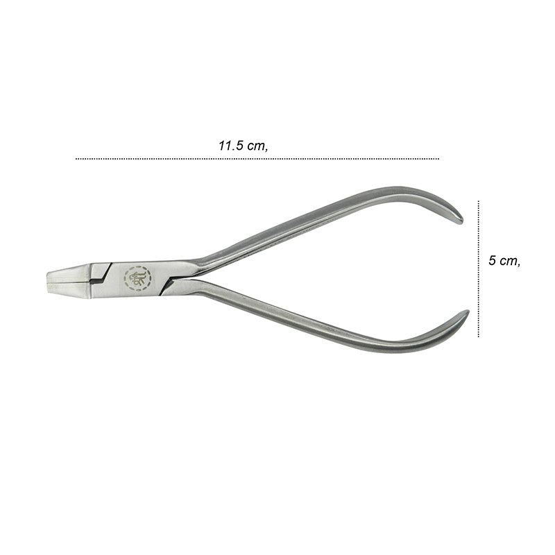 Shree Tweed Ribbon Arch with Hard Inserts Plier for orthodontic wire forming, made by Shree Orthodontics.