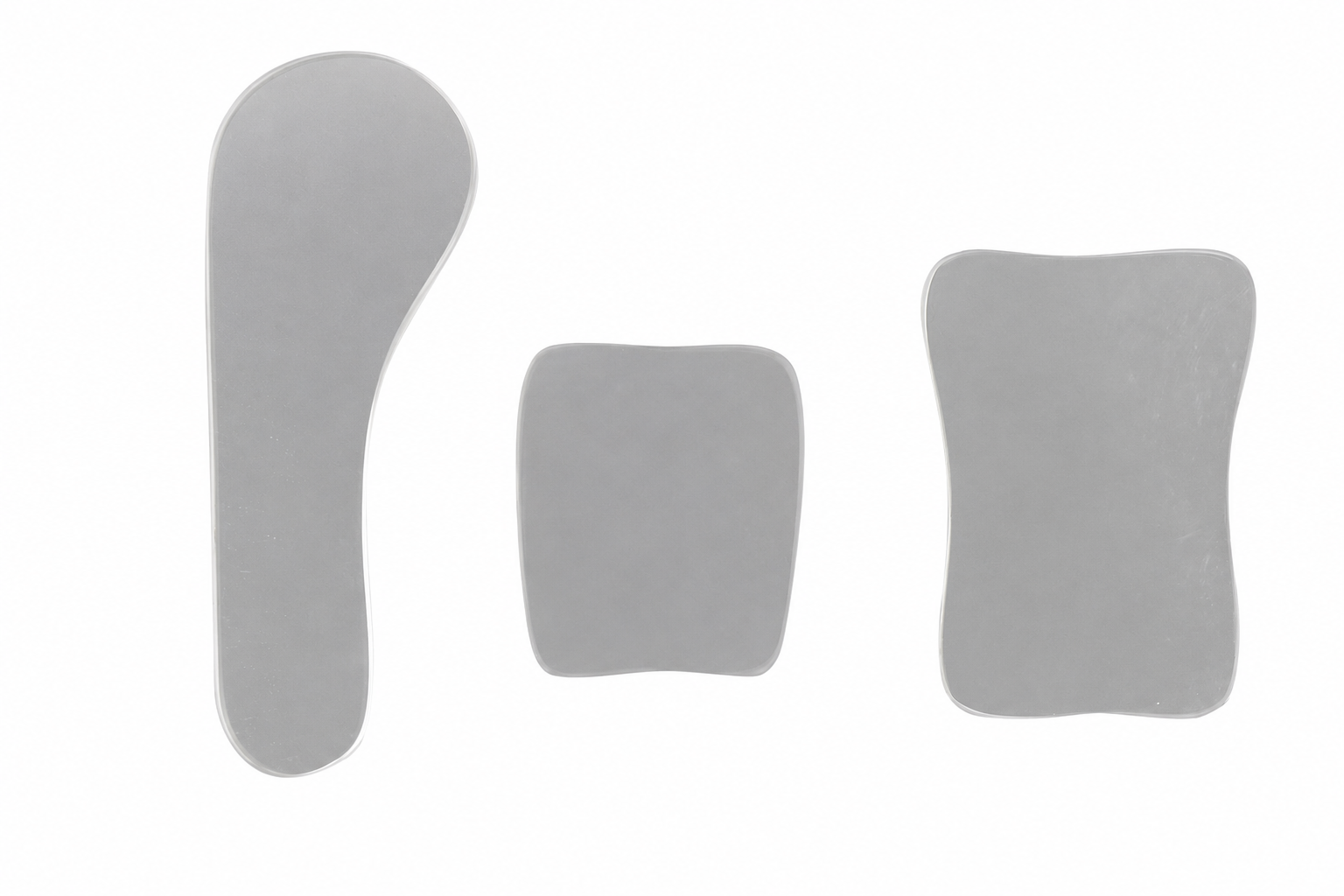 Shree Single Sided Glass Photographic Mirror from Shree Orthodontics, showing a clear, single-sided glass mirror used for photographic purposes.