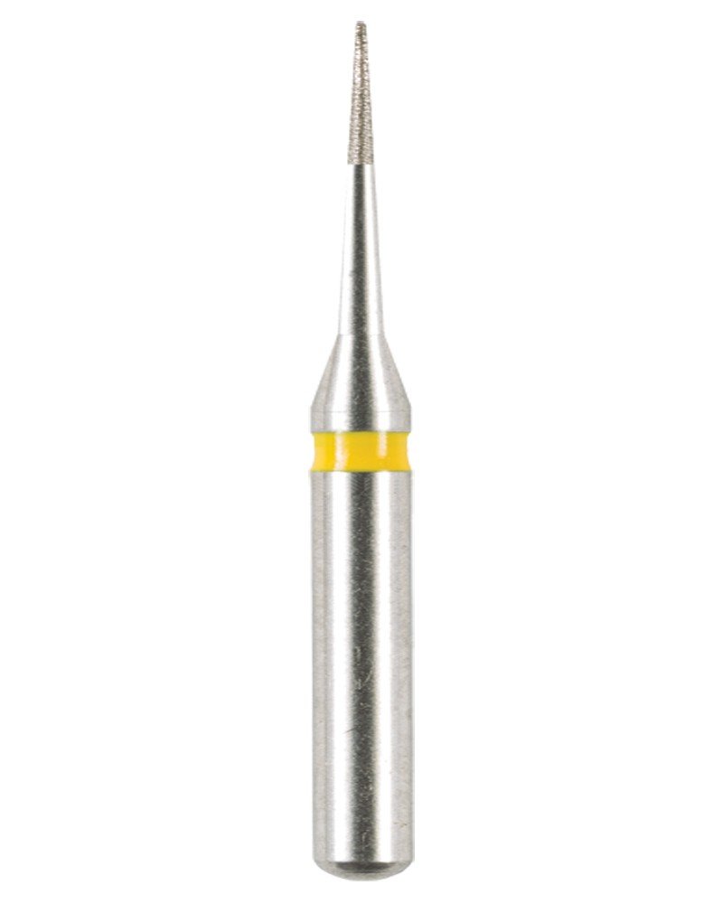 Strauss & Co Needle IPR Diamond Burs 0.45mm super fine, 2-pack, showing fine diamond-coated burs used for dental procedures.