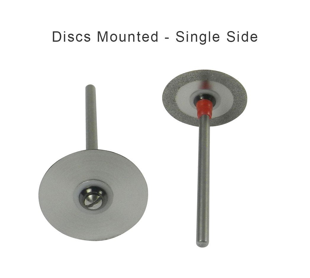 Strauss & Co Diamond Discs 0.10mm interproximal stripping fine single side dental burs, unmounted, for precise enamel removal.