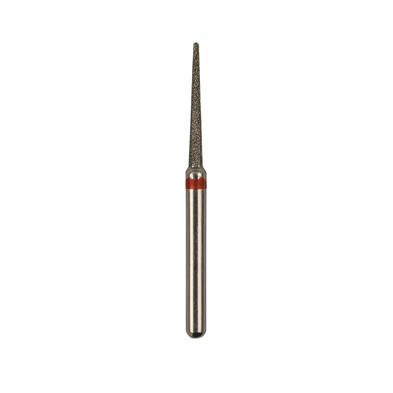 Strauss & Co FG Diamond Burs Needle 012, fine IPR burs, 6-pack, with needle design for precise dental procedures.