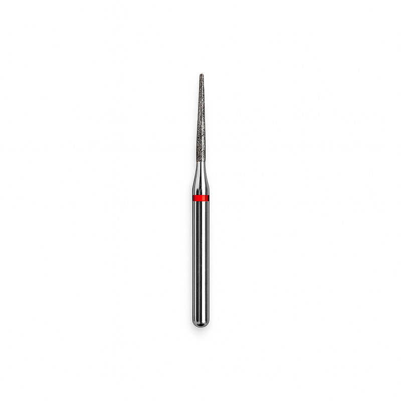 Strauss & Co FG Diamond Burs Needle Z12, super-fine IPR burs, 6-pack, with sharp needle tips for precise dental procedures.