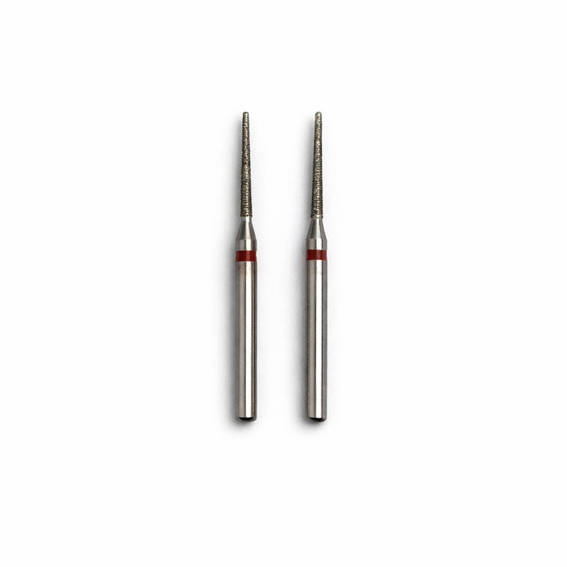 Strauss & Co FG Diamond Burs Round End Taper 010, coarse, 6-pack, dental burs for precision grinding and shaping.