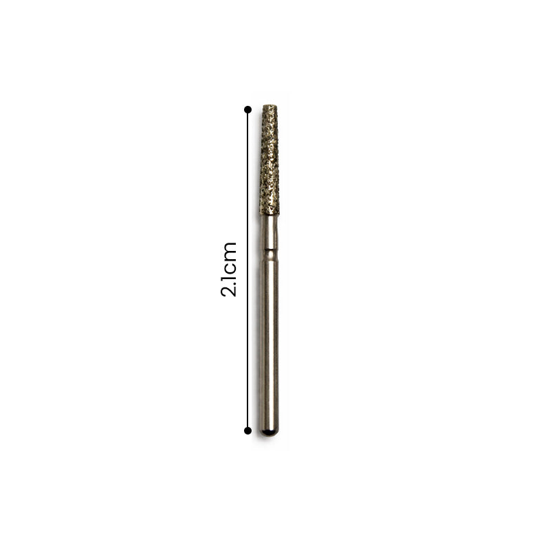 Strauss & Co FG Diamond Burs Flat End Taper 016, coarse, set of 6, for precise dental or industrial grinding and shaping.