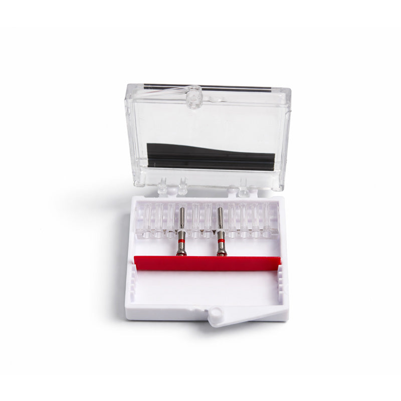 Strauss & Co FG Diamond Burs AD Series Occlusal Reduction 014 Coarse, two-piece set for precise dental procedures