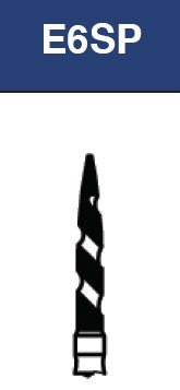 Strauss & Co FG Diamond Burs Specials Cool Cut 016 Medium, 2-pack, showing the dental burs with diamond-coated cutting surfaces.
