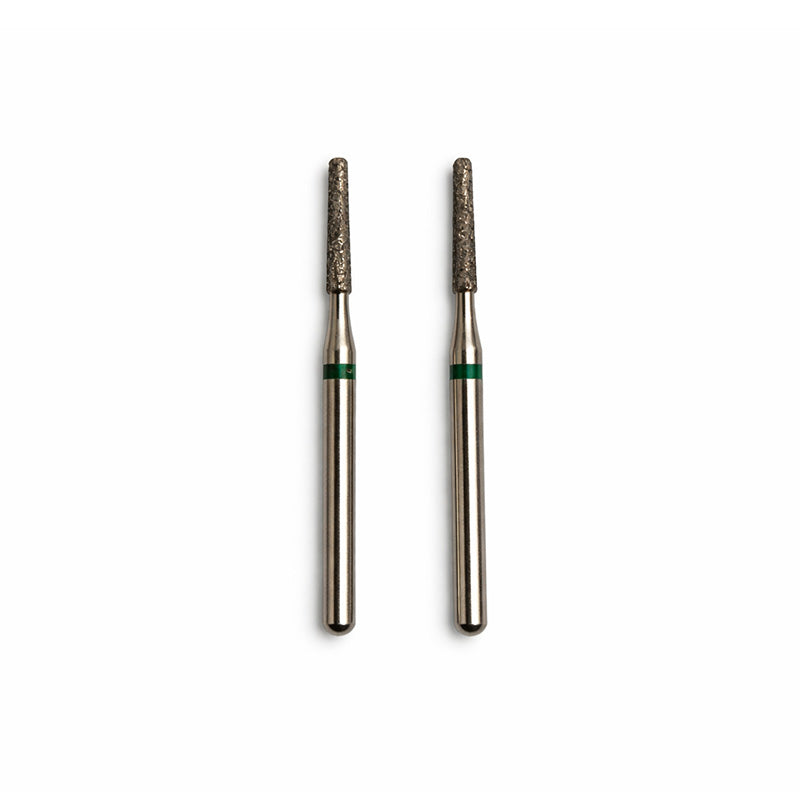 Strauss & Co FG Diamond Burs Round End Taper 014, set of 6, precision dental burs with durable diamond coating.