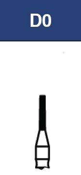 Strauss & Co FG Diamond Burs Flat End Cylinder 008, set of six, featuring durable diamond coating for precise dental grinding and shaping.