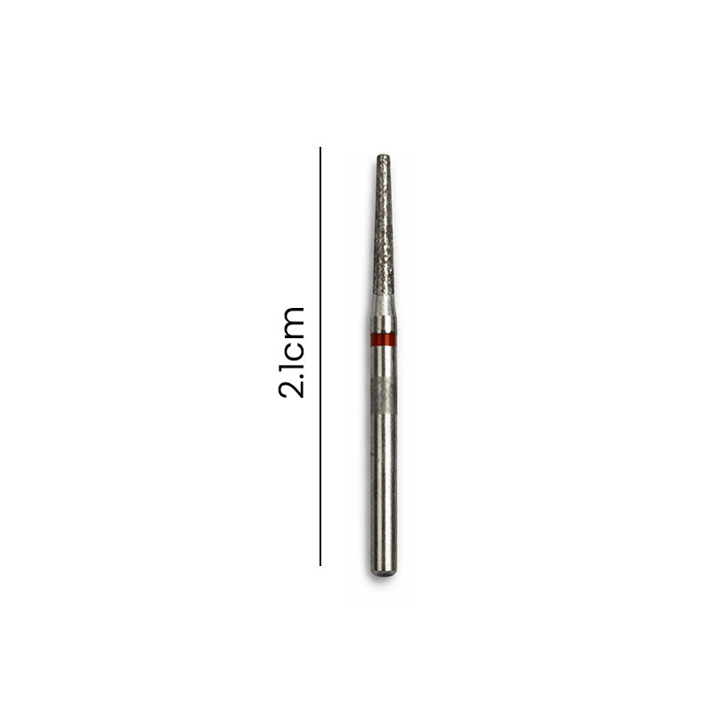 Strauss & Co FG Diamond Burs Flat End Taper 014, set of 6, for precise dental or grinding applications