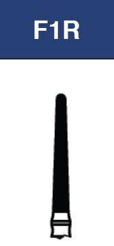 Strauss & Co FG Diamond Burs Round End Taper 016, set of 6, for precise dental shaping and grinding in professional dentistry.