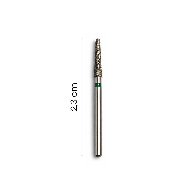 Strauss & Co FG Diamond Burs Round End Taper 016, set of 6, high-precision dental burs for cutting and shaping.
