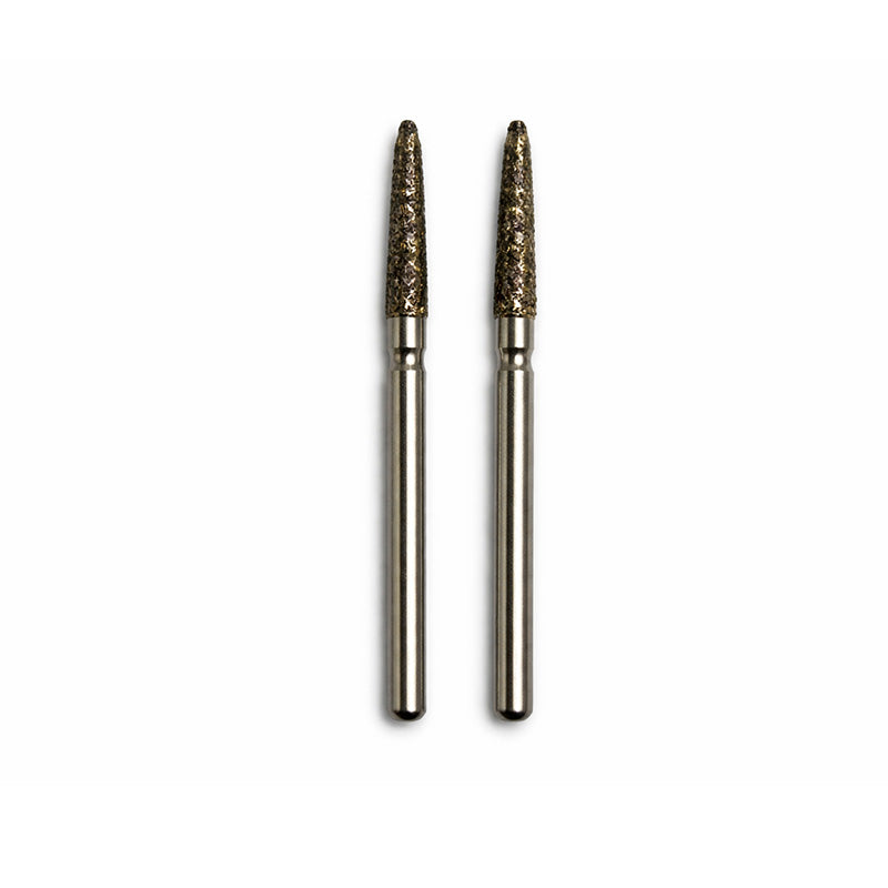 Strauss & Co FG Diamond Burs Gingival Curettage 018, medium T3 size, set of 6 dental burs for gum treatment.