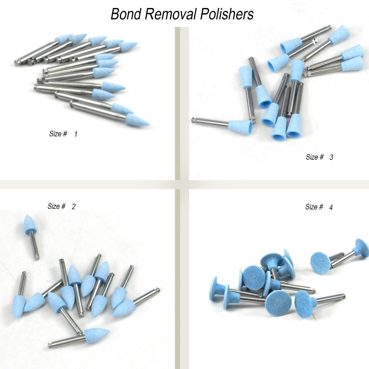 Strauss & Co Bond Removal Polishers, finishing accessories set, close-up of orange polishing tool with textured surface.