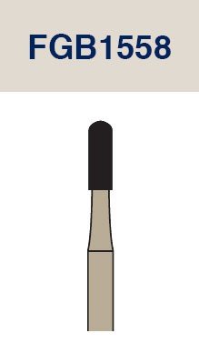 Strauss & Co tungsten carbide Barracuda round end cross cut fissure bur, 012 size, in a set of three for metal cutting tools.