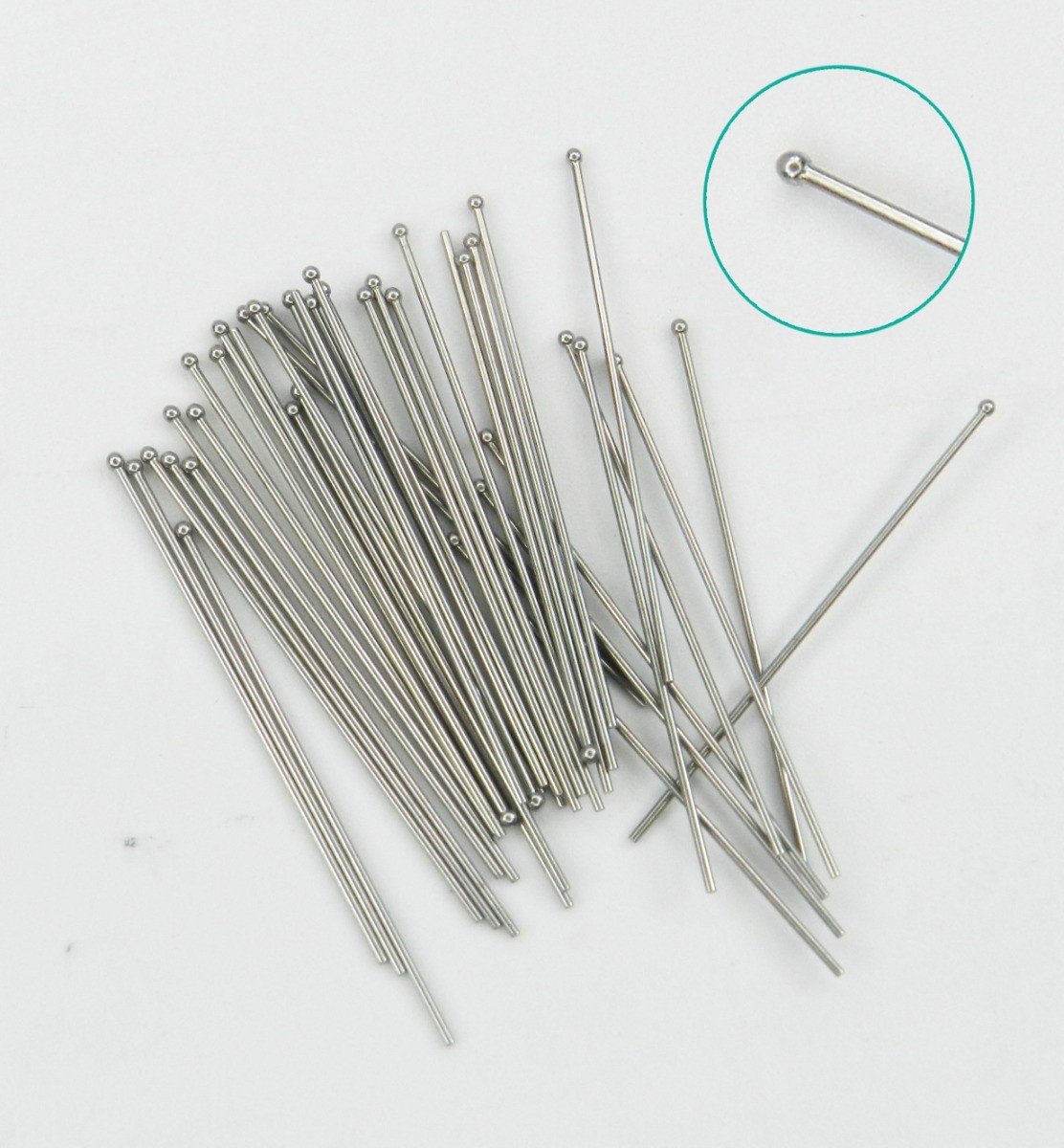 TP Orthodontics ball end clasps, size 0.28 or 0.7 mm, shown in close-up view of the orthodontic appliance component.