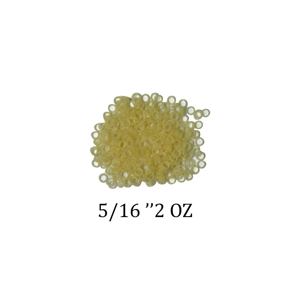 Lavender TP Orthodontics Plain Latex Tooth Color Elastics, 3/8 to 4/5 oz, orthodontic elastics pack.