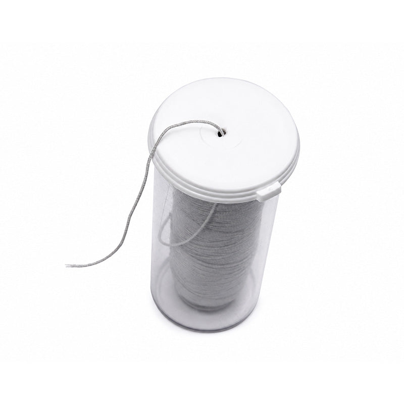 TP Orthodontics latex-free cotton sleeve and elastic thread for orthodontic use, shown in a light-colored, flexible thread image.