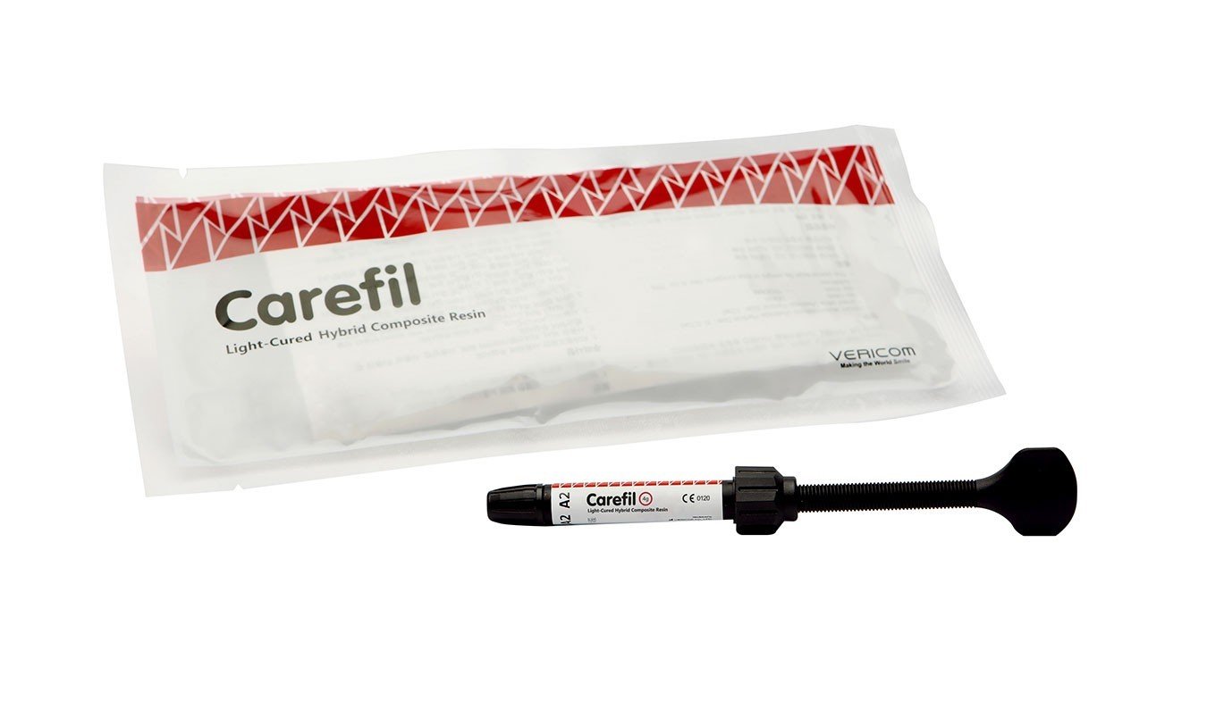 Vericom Carefil LC hybrid composite resin for dental restorations, shade B1, from Vericom Co. Ltd.