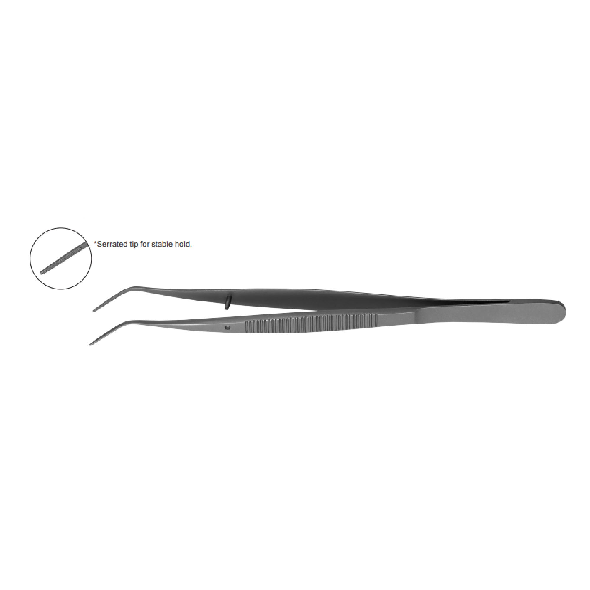 YDM Fine Tweezer forceps with precision tips, ideal for detailed grooming and cosmetic tasks.