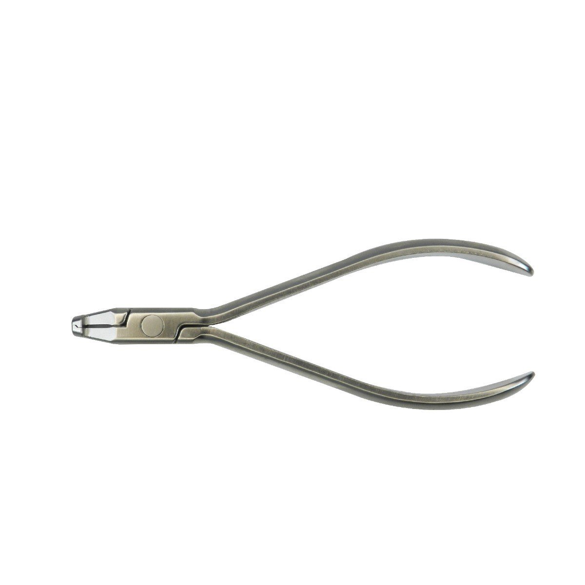 YDM lingual pliers with 1/2 mm step, designed for precise dental work, showcasing the ergonomic handle and compact tip.