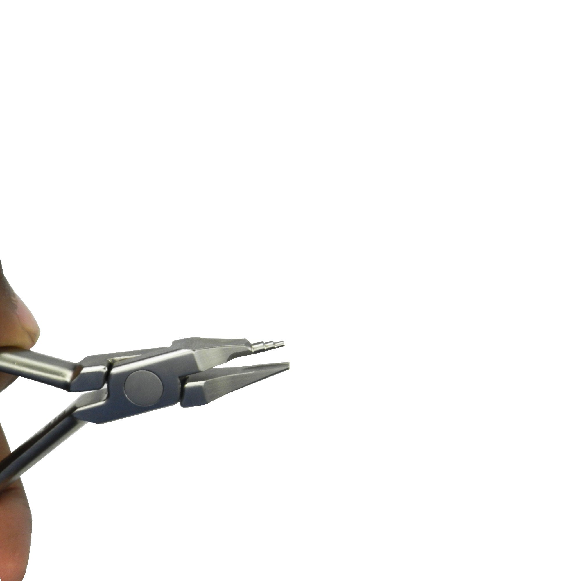 YDM Loop Forming Plier in Tweed Style with ergonomic handle for creating loops in jewelry or craft projects