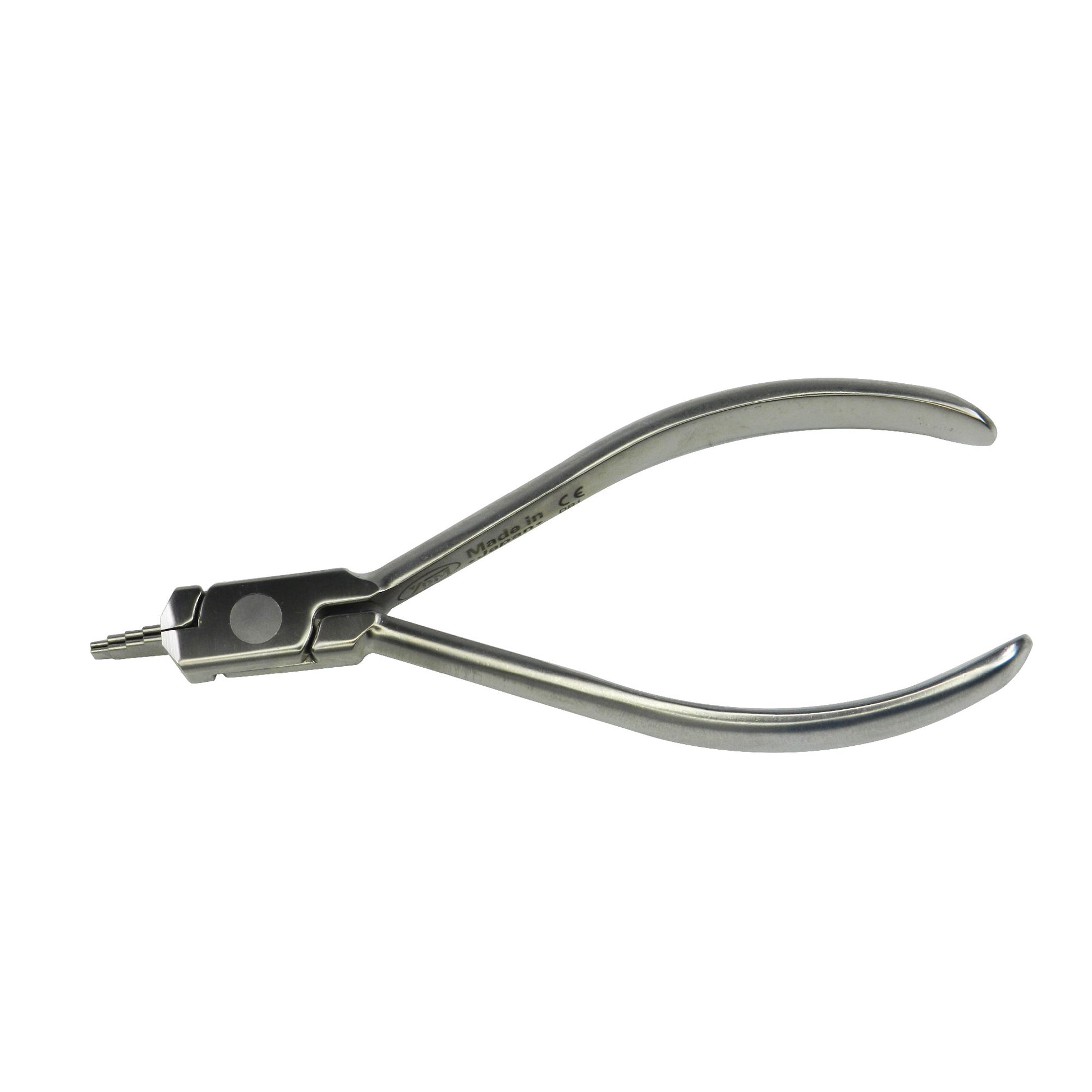 YDM Nance Loop Closing Plier for wire forming, open jaw design for precise loop creation and closure in dental or jewelry work