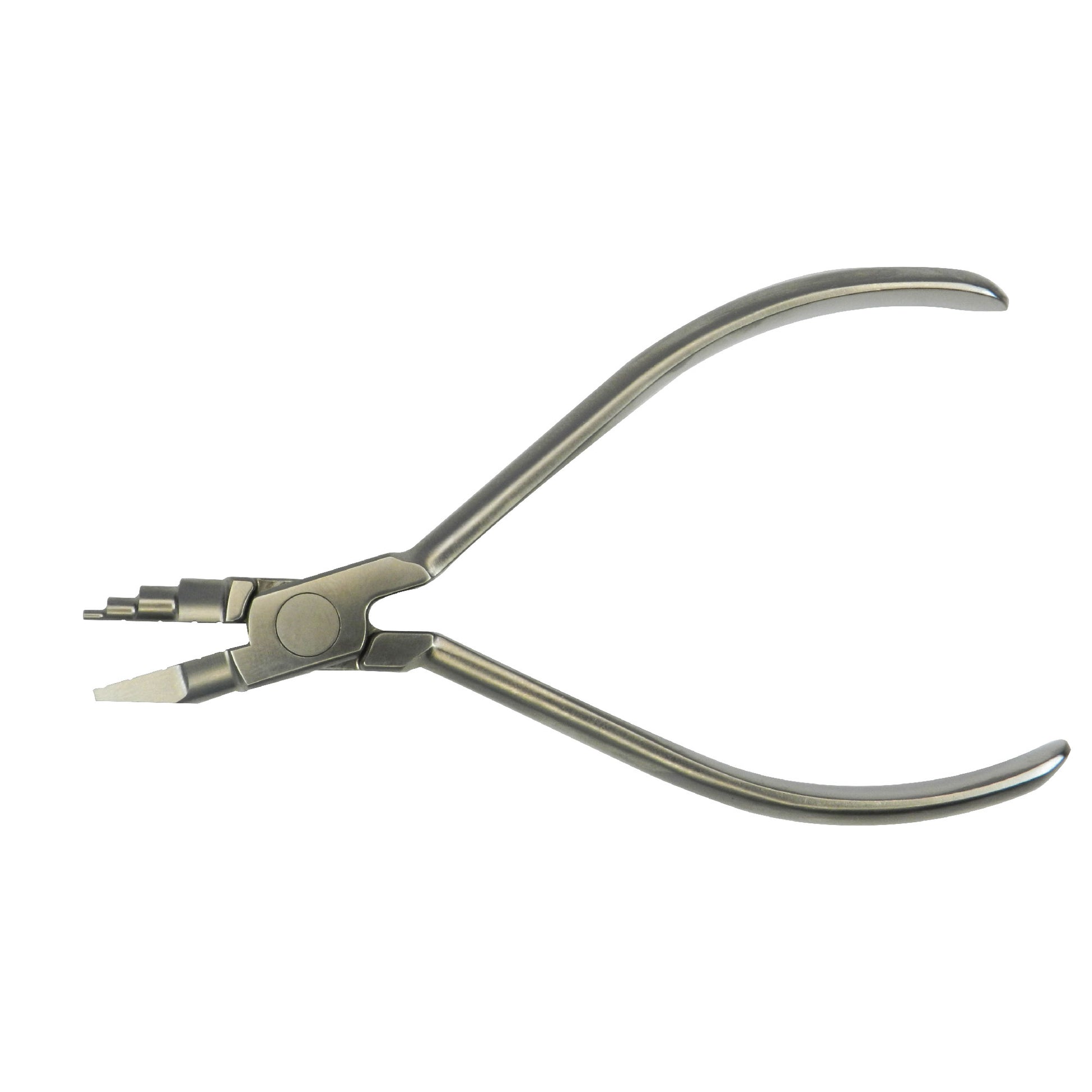 YDM Young Style Plier for wire forming, with a close-up view showing the ergonomic handle and precision tips for crafting.